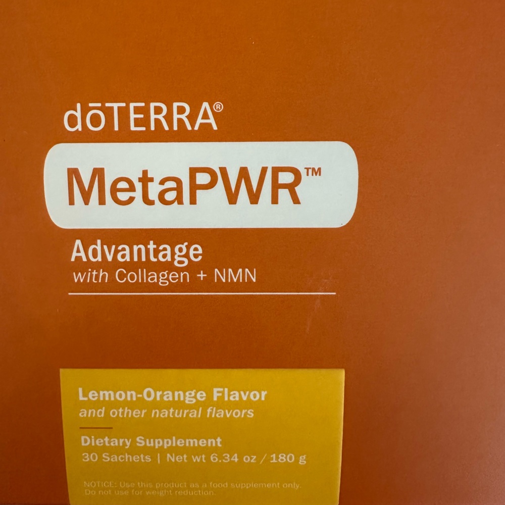 Doterra MetaPWR Advantage in Orange and Yellow